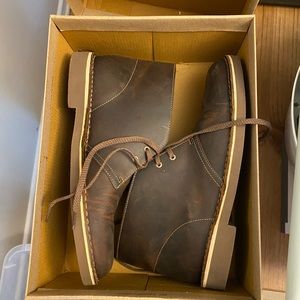 Unworn men’s Clark’s shoes
